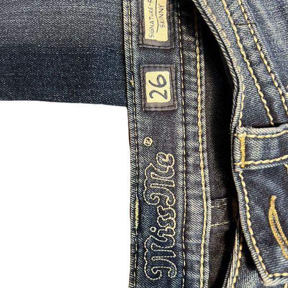 Women’s Miss Me Signature Skinny Jeans Blue Size 26 - Picture 3 of 6
